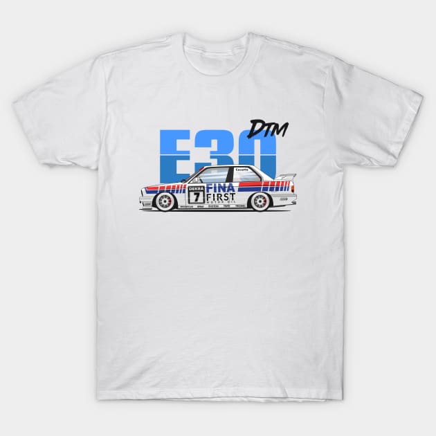 E30 DTM RACING CAR T-Shirt by shketdesign